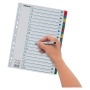 Regiszter, karton, A4, A-Z, ESSELTE Mylar