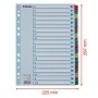 Regiszter, karton, A4, A-Z, ESSELTE Mylar