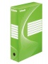 Archiválódoboz, A4, 80 mm, karton, ESSELTE 'Boxycolor', zöld