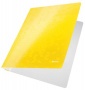 Gyorsfűző, laminált karton, A4, LEITZ Wow, sárga