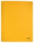 Gyorsfűző, A4, karton, LEITZ 'Recycle', sárga