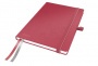 Jegyzetfüzet, exkluzív, A5, kockás, 80 lap, keményfedeles, LEITZ 'Complete', piros