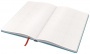 Beíró, A5, vonalas, 80 lap, keményfedeles, LEITZ Cosy Soft Touch, nyugodtkék