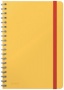 Spirálfüzet, B5, kockás, 80 lap, LEITZ, 'Cosy Soft Touch', melegsárga