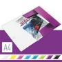Gumis mappa, PP, A4, LEITZ Wow, lila
