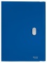 Iratvédő mappa, 11 mm, PP, A4, LEITZ Recycle, kék