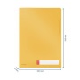 Genotherm, L, A4, PP, LEITZ Cosy Privacy, melegsárga