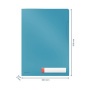 Genotherm, L, A4, PP, LEITZ Cosy Privacy, nyugodtkék