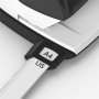 Lyukasztó, kétlyukú, 10 lap, fém, mini, LEITZ Nexxt Wow, fekete