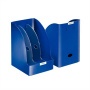 Iratpapucs, műanyag, 205 mm, elválasztókkal, LEITZ Plus Jumbo, kék