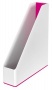 Iratpapucs, műanyag, 73 mm, kettős színhatású, LEITZ 'Wow', rózsaszín