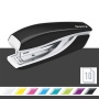 Tűzőgép, mini, No. 10, 10 lap, fém, LEITZNexxt Wow, fekete