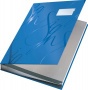 Aláírókönyv, A4, 18 részes, karton, LEITZ 'Design', kék