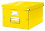 Doboz, A4 méret, LEITZ 'Click&Store', sárga