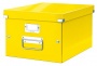Doboz, A4 méret, LEITZ 'Click&Store', sárga