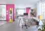Doboz, A4 méret, LEITZ Click&Store, rózsaszín
