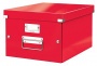 Doboz, A4 méret, LEITZ 'Click&Store', piros