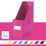 Iratpapucs, PP/karton, 95 mm, LEITZ Click&Store, rózsaszín