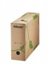Archiválódoboz, A4, 100 mm, újrahasznosított karton, ESSELTE Eco, barna