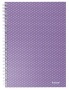 Spirálfüzet, A5, kockás, 80 lap, ESSELTE 'Colour`Breeze', levendula