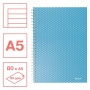 Spirálfüzet, A5, vonalas, 80 lap, ESSELTE Colour`Breeze, kék