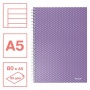Spirálfüzet, A5, vonalas, 80 lap, ESSELTE Colour`Breeze, levendula