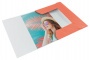 Gumis mappa, karton, A4, ESSELTE Colour`Breeze, korall