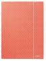 Gumis mappa, karton, A4, ESSELTE 'Colour`Breeze', korall