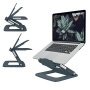Laptop állvány, állítható, LEITZ Ergo, szürke