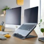 Laptop állvány, LEITZ Ergo Cosy, bársonyszürke