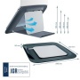 Laptop állvány, LEITZ Ergo Cosy, bársonyszürke