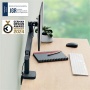 Monitortartó-kar, egy monitorhoz, LEITZ Ergo, sötétszürke