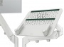 Monitor- és laptoptartó-kar, LEITZ Ergo Dual, világosszürke