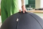 Ülőlabda, nehezékkel, 65cm, LEITZ Ergo Active, sötétszürke