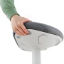 Ülőszék, billenő, ergonomikus, LEITZ Ergo Active, világosszürke