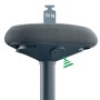 Ülőszék, billenő, ergonomikus, LEITZ Ergo Active, sötétszürke
