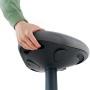 Ülőszék, billenő, ergonomikus, LEITZ Ergo Active, sötétszürke