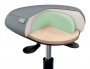 Munkaszék, görgős, ergonomikus, LEITZ Ergo Comfort Active, világosszürke