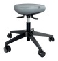 Munkaszék, görgős, ergonomikus, LEITZ 'Ergo Comfort Active', világosszürke