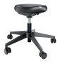 Munkaszék, görgős, ergonomikus, LEITZ 'Ergo Comfort', sötétszürke