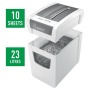 Leitz IQ Slim Home Office iratmegsemmisítő | 4 x 28 mm konfetti | 10 lap | 23l kosár