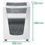 Leitz IQ Office Pro P5+ iratmegsemmisítő | 2 x 5 mm mikrokonfetti | 5 lap | 30l kosár