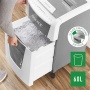 Leitz IQ AutoFeed Office 300 P5 Pro automata iratmegsemmisítő | 2x15 mm mikrokonfetti | 300 lap | 60l kosár