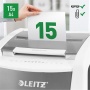 Leitz IQ AutoFeed Office 600 P4 automata iratmegsemmisítő | 4x36 mm konfetti | 600 lap | 110l kosár