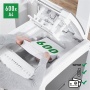 Leitz IQ AutoFeed Office 600 P4 automata iratmegsemmisítő | 4x36 mm konfetti | 600 lap | 110l kosár