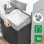 Leitz IQ AutoFeed Office 600 P4 automata iratmegsemmisítő | 4x36 mm konfetti | 600 lap | 110l kosár