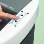 Leitz IQ OptiMax Autofeed Home Office 150 P4 iratmegsemmisítő | BRT technológia | 4x10 mm konfetti | 150 lap | 15l kosár