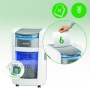 Leitz IQ OptiMax Autofeed Home Office 200 P5 iratmegsemmisítő | BRT technológia | 2x5 mm mikrokonfetti | 200 lap | 21l kosár