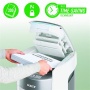 Iratmegsemmisítő, konfetti, 300 lap, LEITZ IQ OptiMax Autofeed Office 300 P4