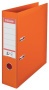 Iratrendező, 75 mm, A4, PP, élvédő sínnel, ESSELTE 'Standard', narancssárga